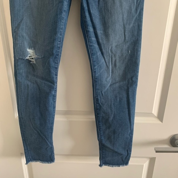MADEWELL Raw Hem Hi Rise Skinny Jeans Style H6844 Size 28 - Picture 3 of 11